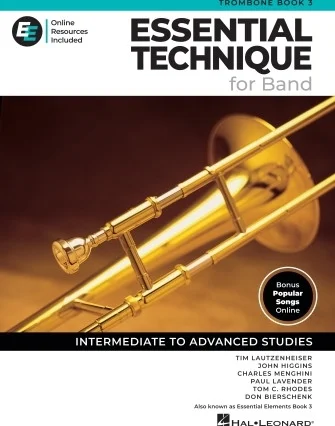 Essential Elements for Band - Trombone Book 3 with EEi