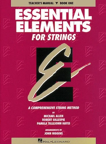 Essential Elements for Strings - Book 1 (Original Series) - Teacher Manual