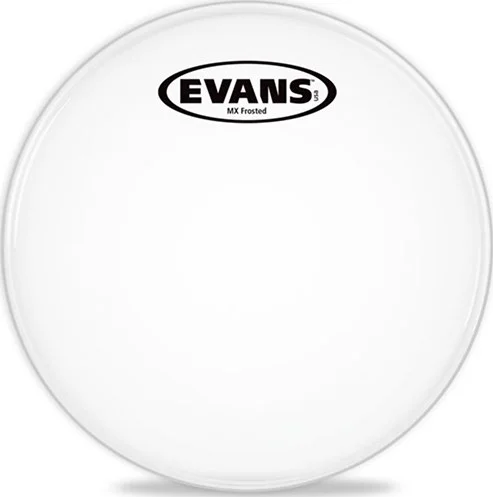 Evans MX Frost Marching Tenor Drum Head, 8 Inch