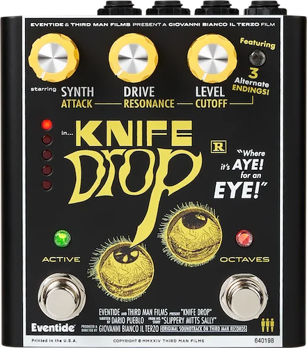 Eventide Knife Drop Suboctave Fuzz Synth Pedal
