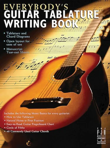 Everybody's Guitar Tablature Writing Book<br>