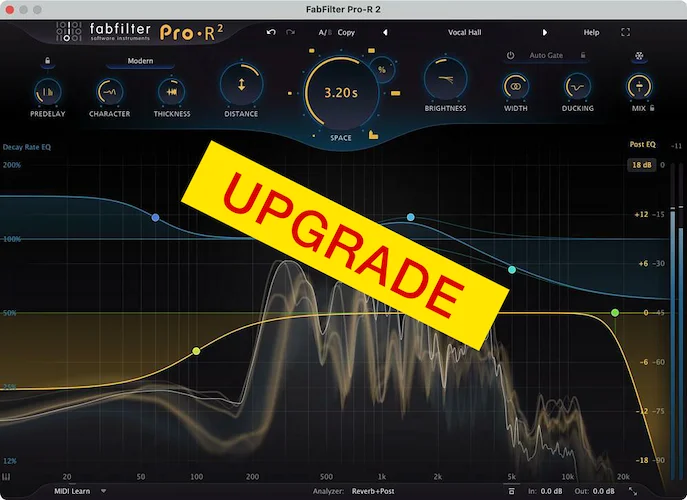 FabFilter Pro-R 2 Upgrade	 (Download) <br>Give Your Music Sone Space