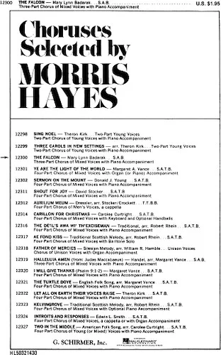 Falcon With Piano Accompaniment