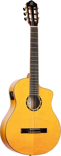 Family Series Pro Solid Top Acoustic-Electric Flamenco Guitar w/ Bag