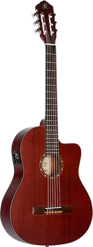 Family Series Thinline Acoustic-Electric Nylon Classical 6-String Guitar with Bag