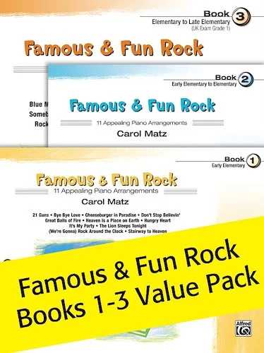 Famous & Fun Rock 1-3 (Value Pack)