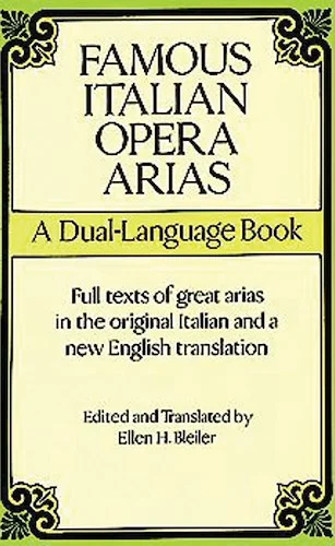 Famous Italian Opera Arias: A Dual-Language Book