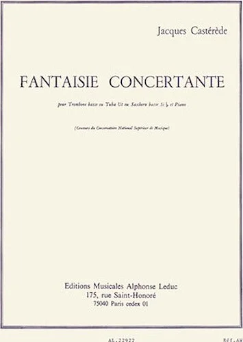 Fantaisie Concertante Pour Trombone Basse Ou Tuba Ut Ou Saxhorn Basse Sib Et Piano