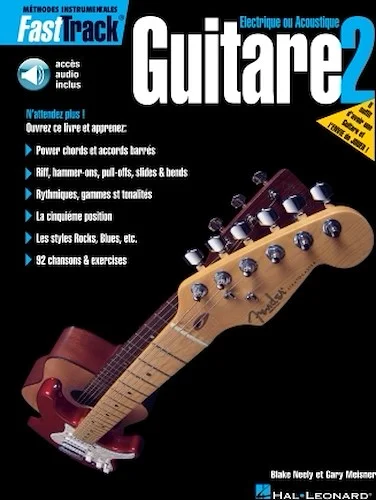 FastTrack Guitar Method - Book 2 - French Edition - With Online Audio