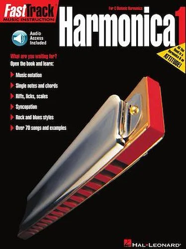 FastTrack Harmonica Method - Book 1 - for Diatonic Harmonica