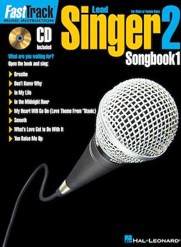 FastTrack Lead Singer Songbook 1 - Level 2 - for Male or Female Voice