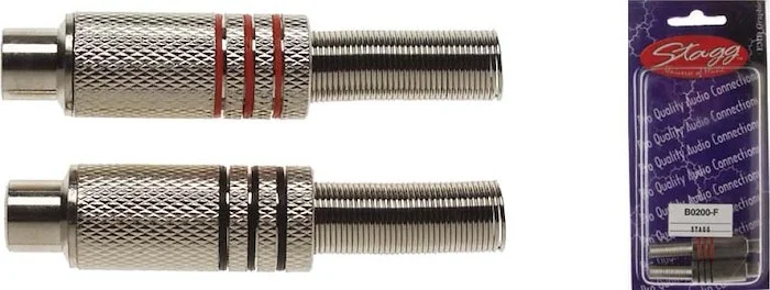 Female RCA plug - 2 pcs