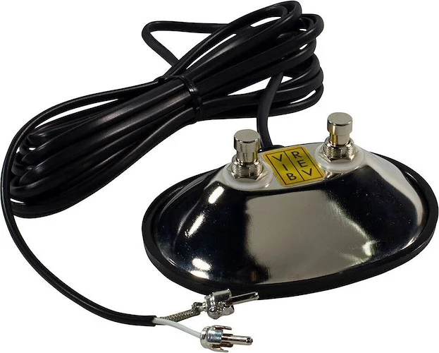 Fender Style Vintage Chrome 2-Button Foot Switch<br>