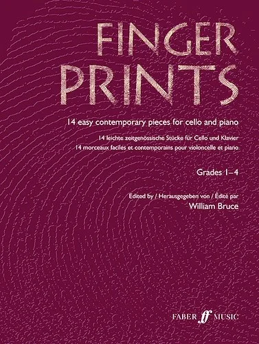 Fingerprints for Cello and Piano, Grade 1-4