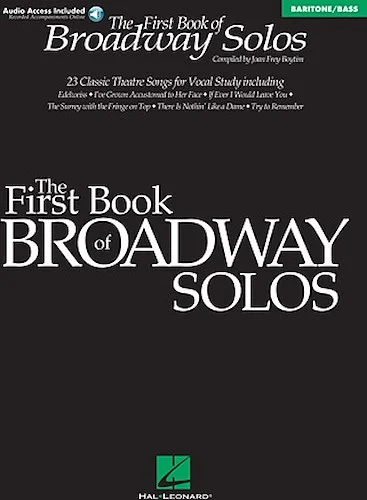 First Book of Broadway Solos - Baritone/Bass Edition