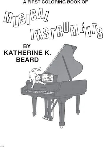 First Coloring Book of Musical Instruments