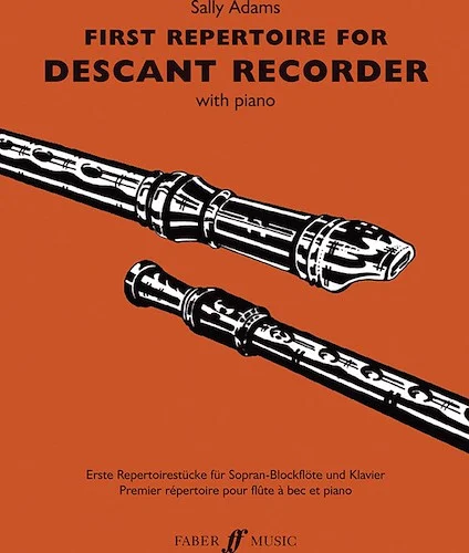 First Repertoire for Descant Recorder: with Piano Image
