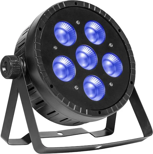 Flat ECOPAR 6 LightTheme™ spotlight with 6 x 30-watt RGBW (4 in 1) LED