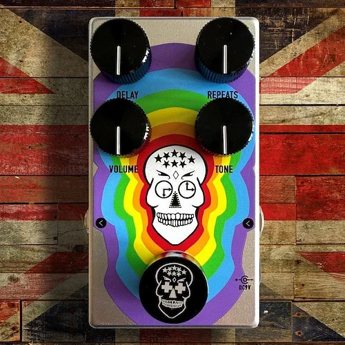 Flattley Boutique Effects Pedals Guitar Silver Range - Nirvana Analogue Delay Pedal