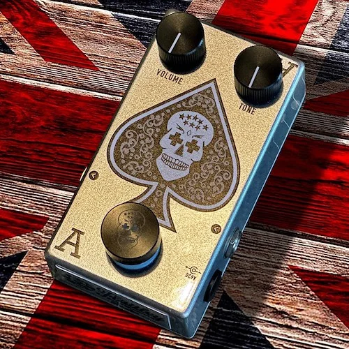 Flattley Boutique Effects Pedals Guitar Silver Range - The Ace Tone Boost Pedal