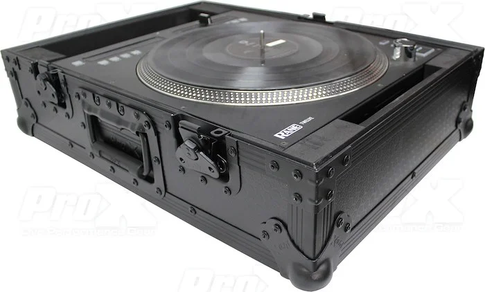 Flight Case for Rane 12 Motorized DJ Control System | Black on Black