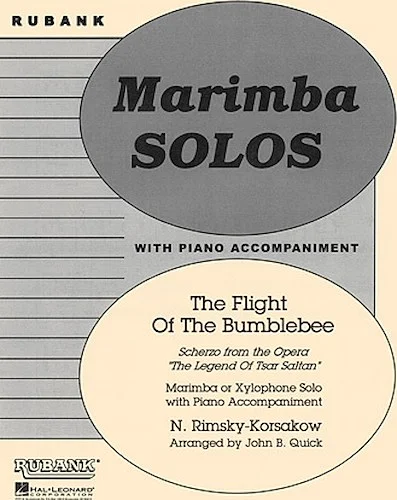 Flight of the Bumble Bee - (Marimba or Xylophone with Piano)