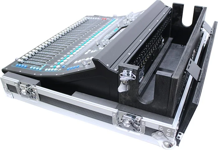Flight-Road Case for Allen & Heath SQ5 Console with Doghouse and Wheels