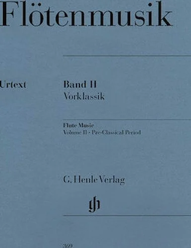 Flute Music - Volume 2 - Pre-Classical Period
for Flute & Piano