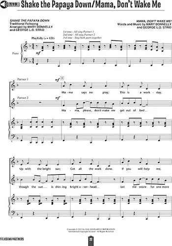 Folksong Partners - Flexible Favorites for Unison and Part-Singing Fun!