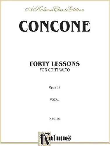 Forty Lessons, Opus 17