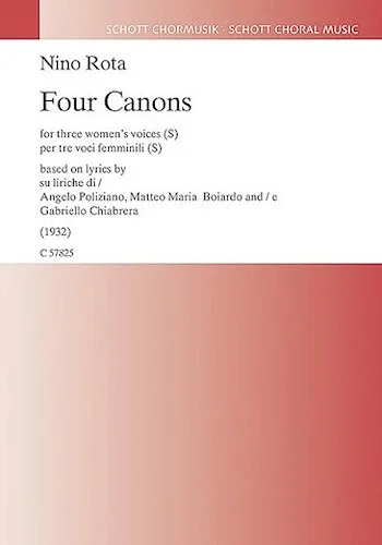 Four Canons - for SSA Chorus