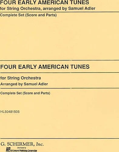 Four Early American Tunes Set String Orchestra Sc & Pts