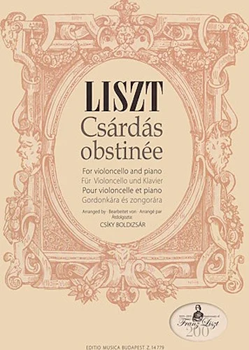 Franz Liszt - Csardas Obstinee - Cello and Piano
