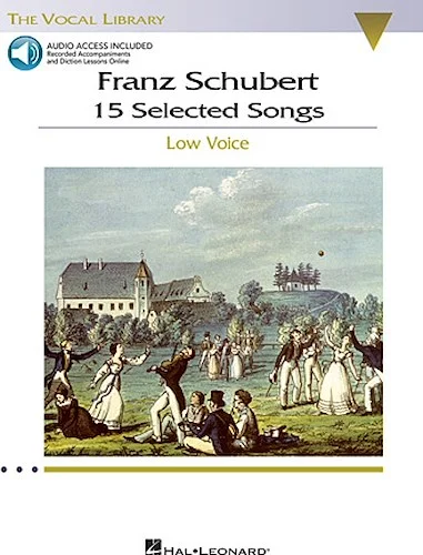 Franz Schubert - 15 Selected Songs (Low Voice)