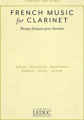 French Music for Clarinet