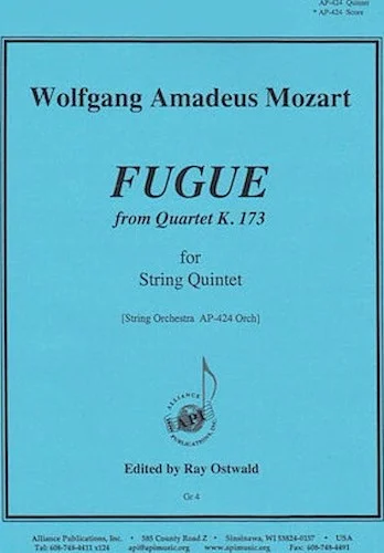 Fugue From Quartet K. 173 - Set