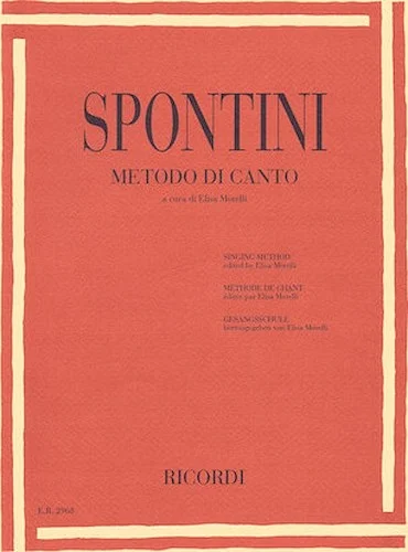 Gaspare Spontini - Singing Method
