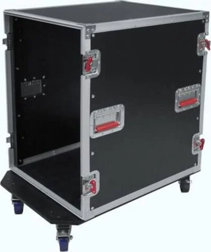 Gator 16U, 24" Deep Audio Road Rack Case w/ Casters