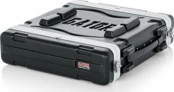 Gator Lightweight Molded 2U Rack Case with Heavy Duty Latches