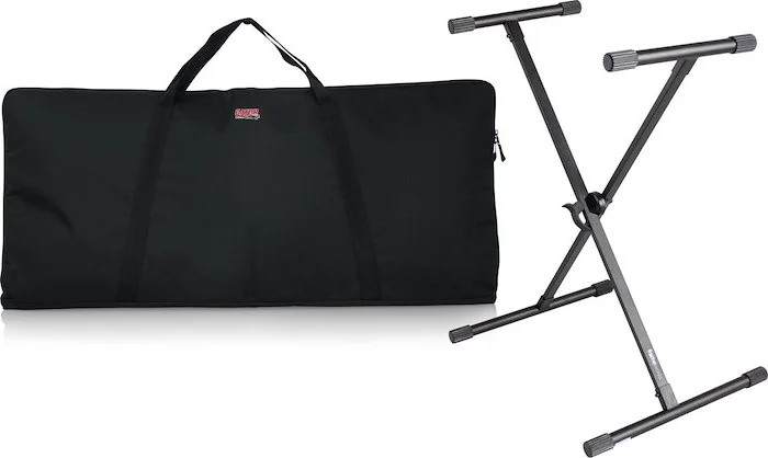 Gator Cases Keyboard Bag and Stand Bundle (GKBE-49, GFW-KEY-1000X)