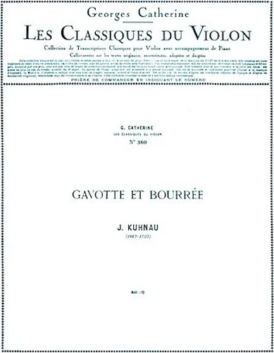 Gavotte Et Bourree (classiques No.360) (violin & Piano)