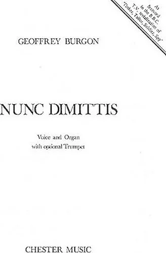 Geoffrey Burgon: Nunc Dimittis