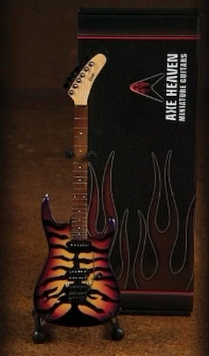 George Lynch - Sunburst Tiger Finish - Officially Licensed Miniature Guitar Replica