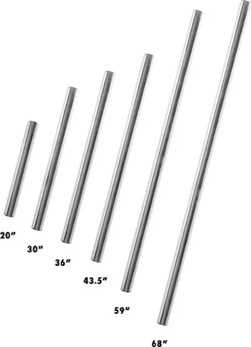 Gibraltar 30 inch. Straight Rack Tube - Model SC-GPR30