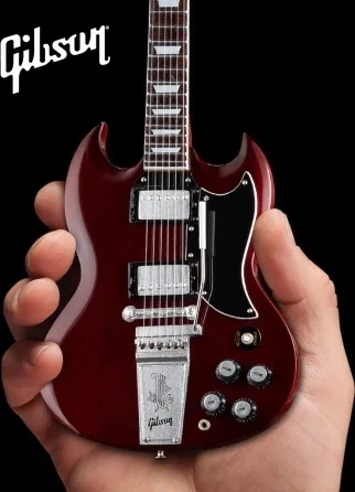 Gibson 1964 SG Standard Cherry 1:4 Scale Mini Guitar Model