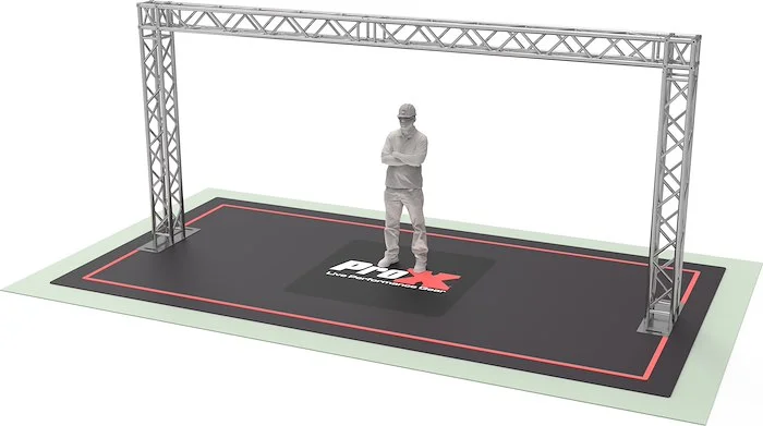 Goal Post Design - Actual Size: 19.75 ft W X 9.20ft H - 2mm Heavy Duty Truss