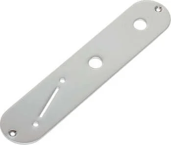 Goldo Control Plate for Telecaster, Slanted Switch - Chrome<br>
