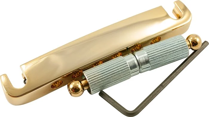 Gotoh 510 Aluminum Stop Tailpiece Gold