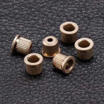 Gotoh Standard Guitar String Ferrules<br>Aged Finish, Standard