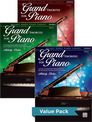 Grand Favorites 1-3 (Value Pack): Early Elementary, Elementary, and Late Elementary Arrangements of Classical Themes and Folk Songs